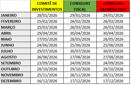 CALENDARIO 2026
